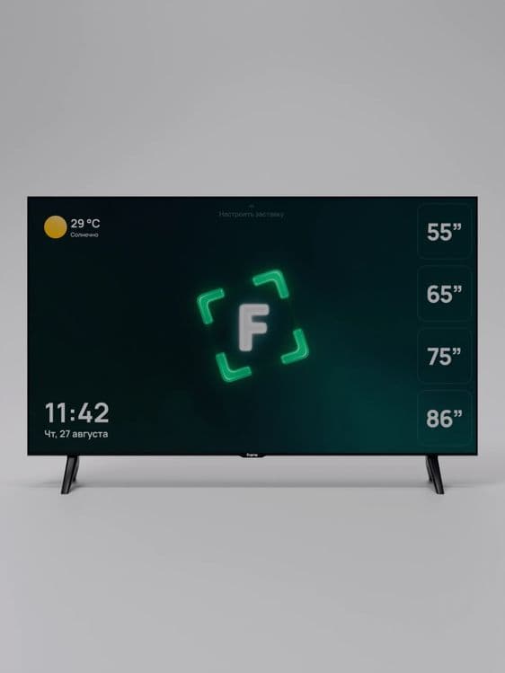 Tv 55 Smart UltiraHd 4K Luxsury kachestva 1yil garyanta srocna — 2