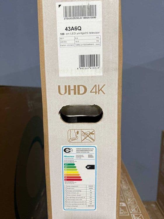 Телевизор Hisense (43) SMART Android TV A6Q Series  4K  Доставка — 8