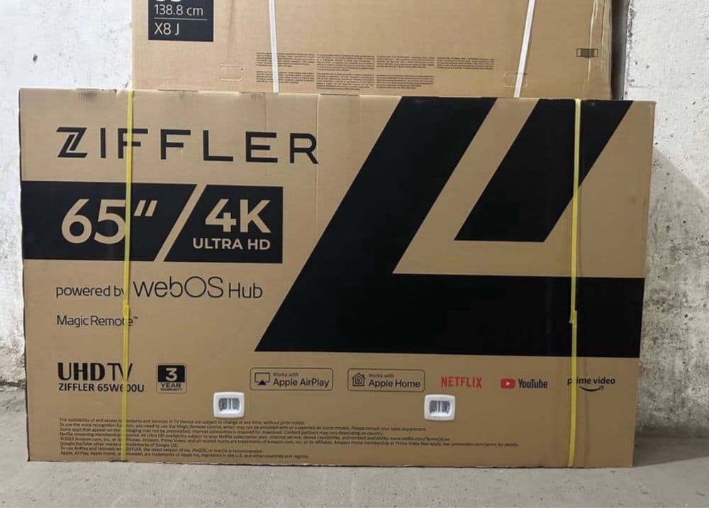 Телевизор Ziffler 55 UHD 4K smart TV QLED доставка бесплатно — 4