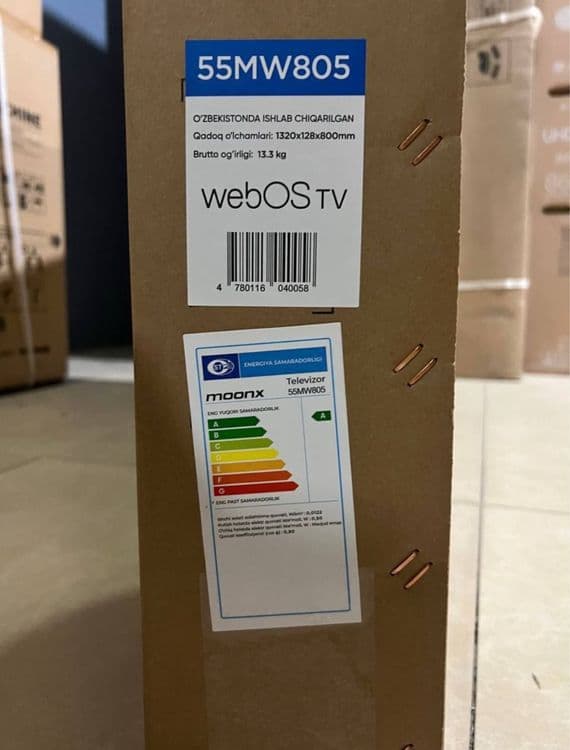 Телевизоры MOONX 55MW805 Webos 4K UHD по оптовой цене — 2