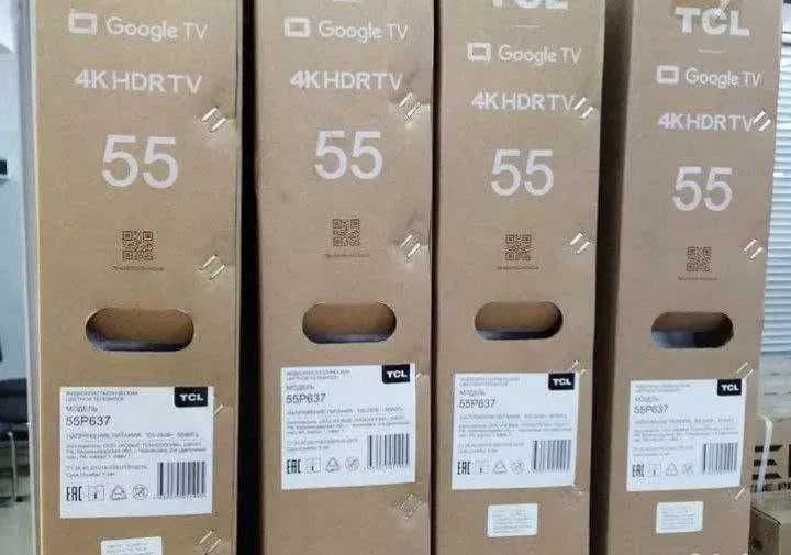 TCL 55*65 4 К SmartTV прошивка канал доставка есть   установка  24/7 — 4