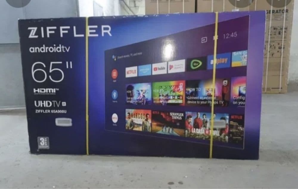 Телевизор ZIFFLER 65A900 4K UHD Android TV Optom!! — 1