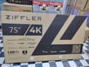 Телевизор Ziffler 75 4K QLED 120HZ  установка есть  доставка бесплатно