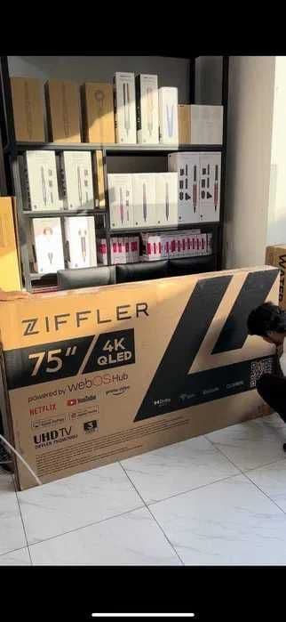 Телевизор Ziffler 75 4K QLED 120HZ  установка есть  доставка бесплатно — 2
