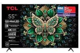 Tcl 55C6KS UHD smart, google tv, Mini led, 120HZ, 2x pult — 1
