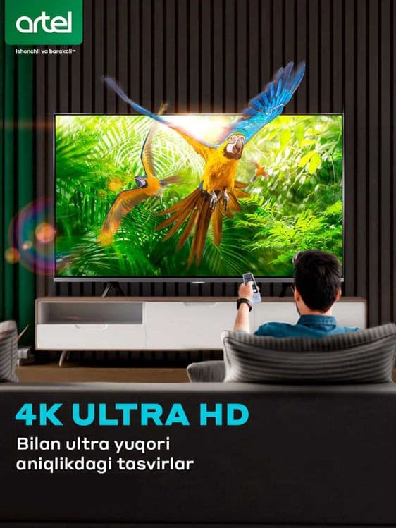 NEW ARTEL 65PUCH010 4K Google TV по Низким ценам +Доставка! — 4
