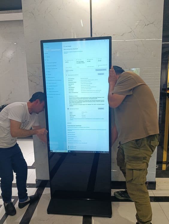 Интерактивный инфо-киоск info-kiosk вертикальный, экран 55 Windows — 4