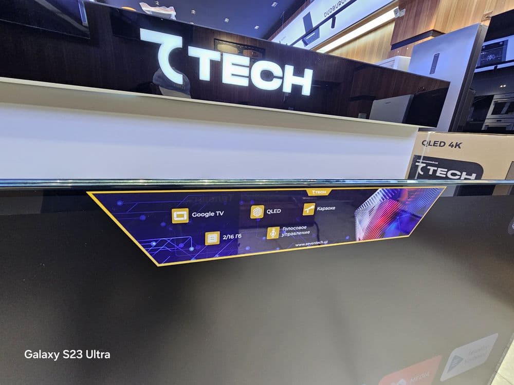 Новинка Music TV Первый В Узбекистане Телевизор 65 7TECH Qled + Karao — 2