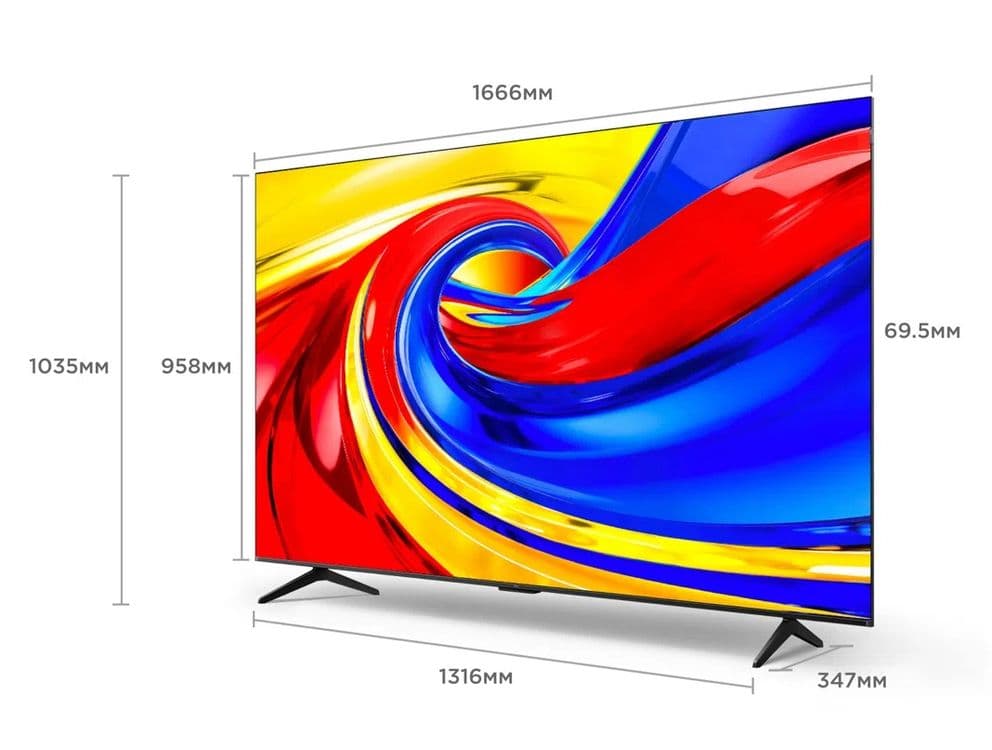 Телевизор TCL 75P7L Qled Smart 4k официального дилера — 4