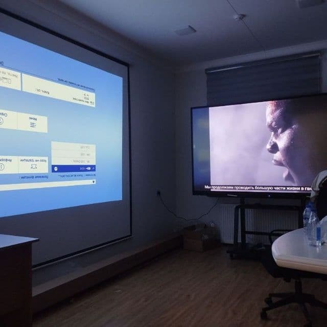 Интерактивный панели 75 управления сенсорная  Android 14 DLED 4k (ops) — 2