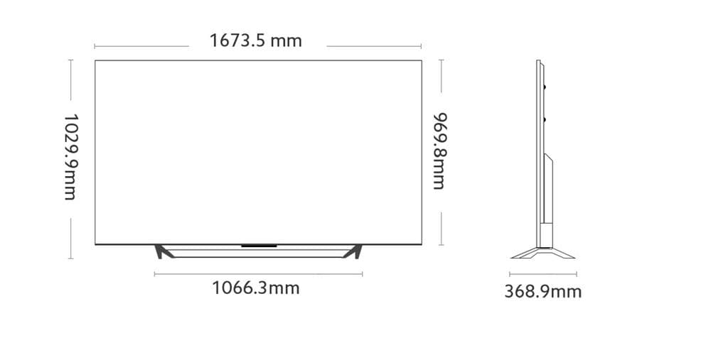 Телевизор Xiaomi 75 QLED-120 GHz — 5