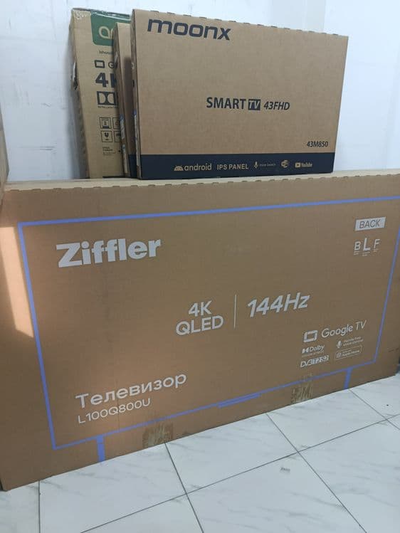 НОВЫЙ! Телевизор Ziffler 85" Q800 QLED 4K 120Hz — эффект настоящего ки — 3