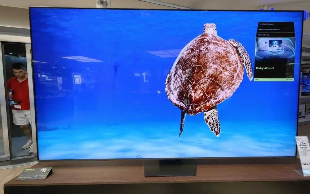 Телевизор QLED Samsung QE - 98Q80C 98" (Новинка QLED 120Гц) — 1