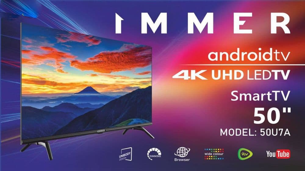Immer tv 50 Android Rasrochkaga oyiga 490.000 dan tushadi — 3