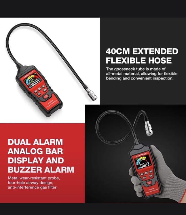 Газ детектор газовый газоанализатор гас gaz gas detector detektor приб — 4