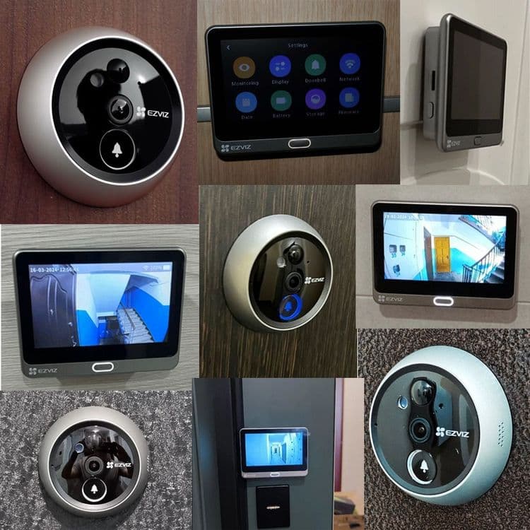 В наличии! Ezviz DP2 2К (3МП) , Видеоглазок , Домофон — 7