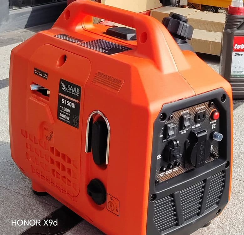 Генератор инверторный движок бесшумный и шумный Saab generator dvijok — 1