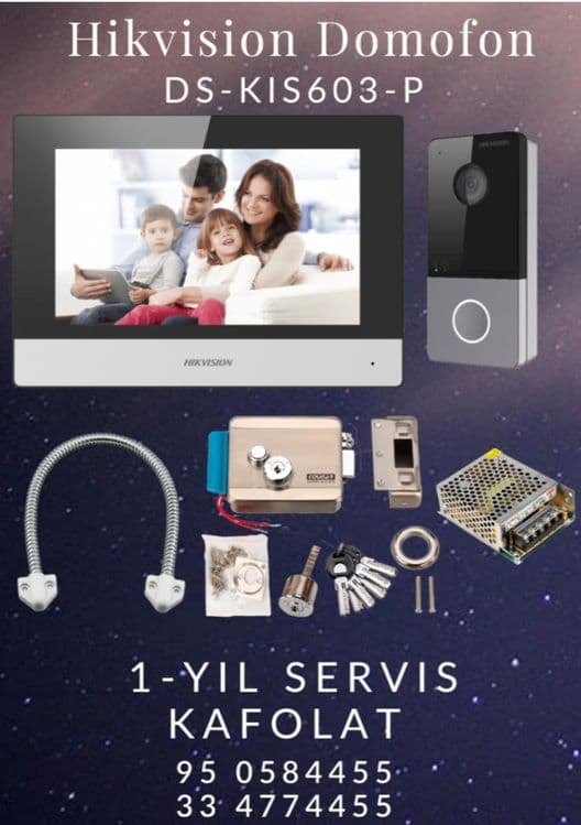 Domafon Kamplekti Hikvision Kis 603 — 1
