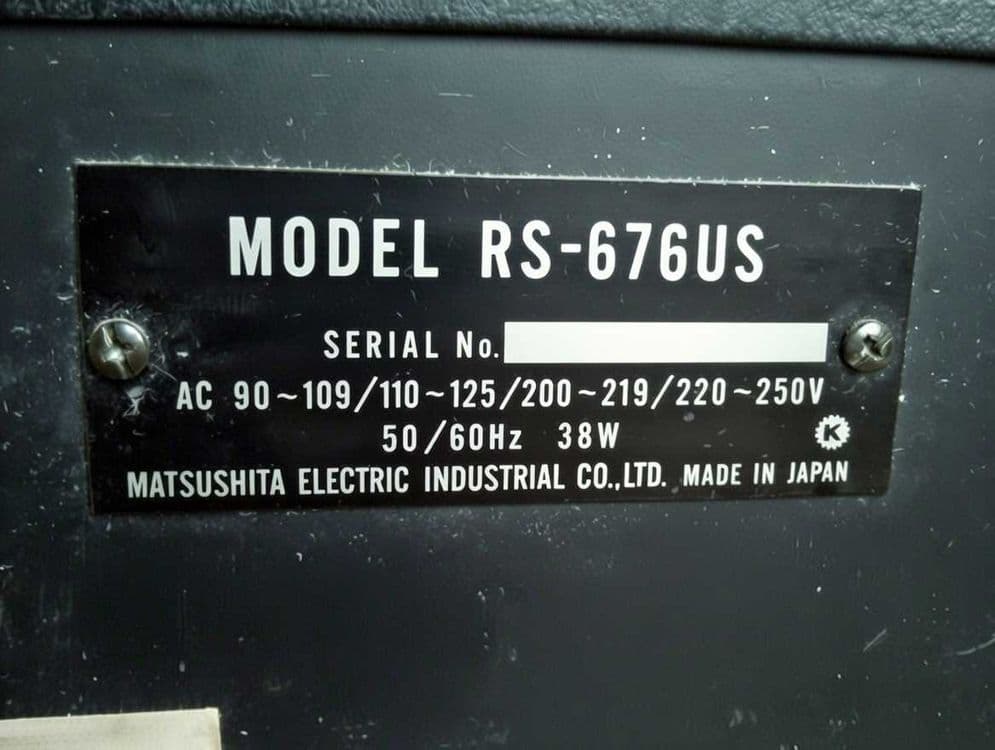 Technics RS-676.Винтаж 1974год — 5