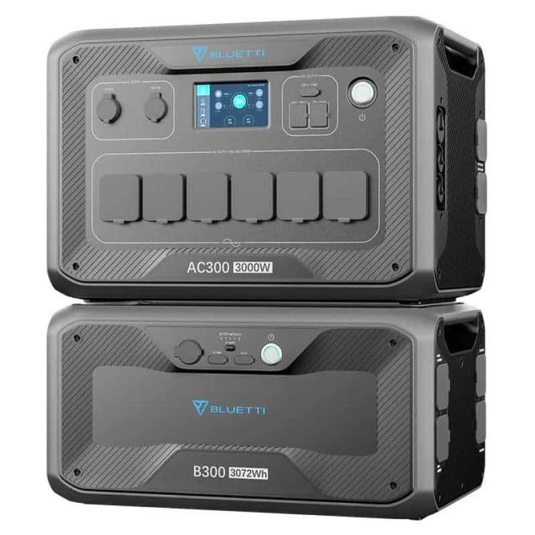 Портативная ИБП/UPS 3 кВт BLUETTI AC300 + B300 — 2