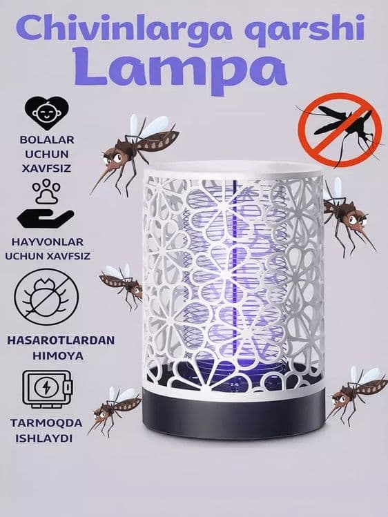 Chivin va hasharotlarga qarshi elektr lampa — 3