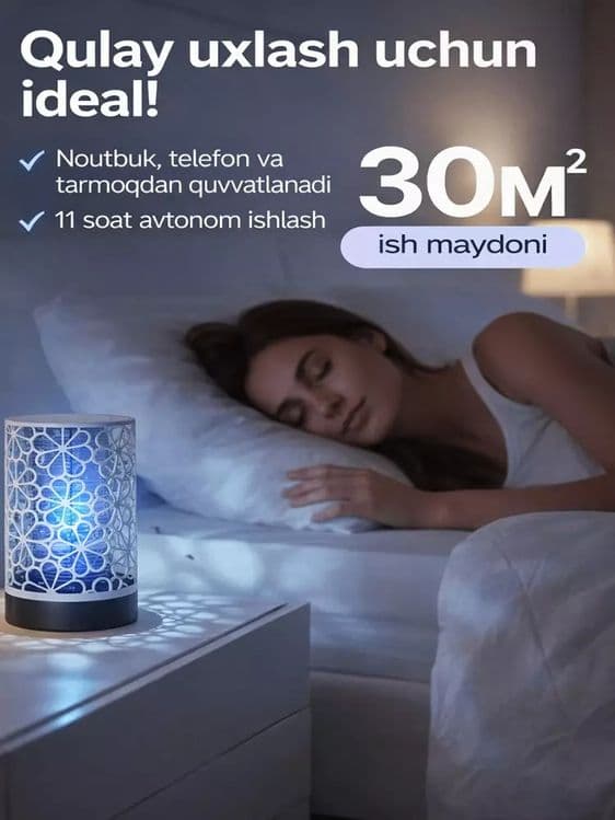 Chivin va hasharotlarga qarshi elektr lampa — 4