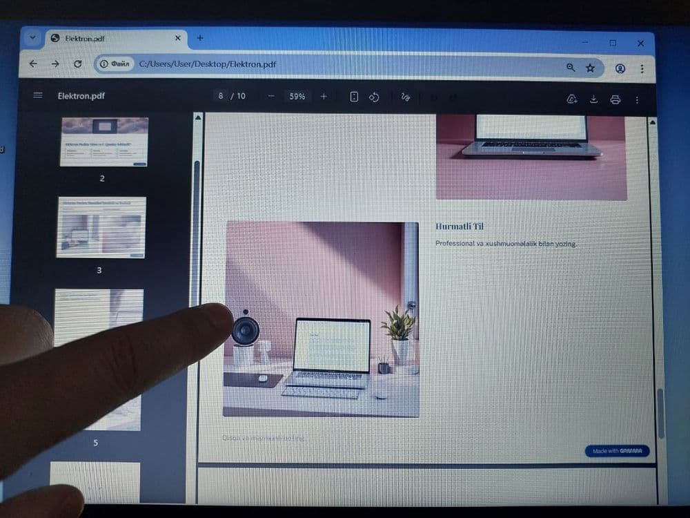 Noutbook/laptop/kompyuter sensor — 2