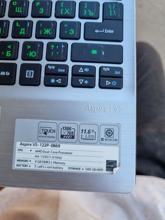 Acer Aspire V5 122P Srochna sotiladi — 3