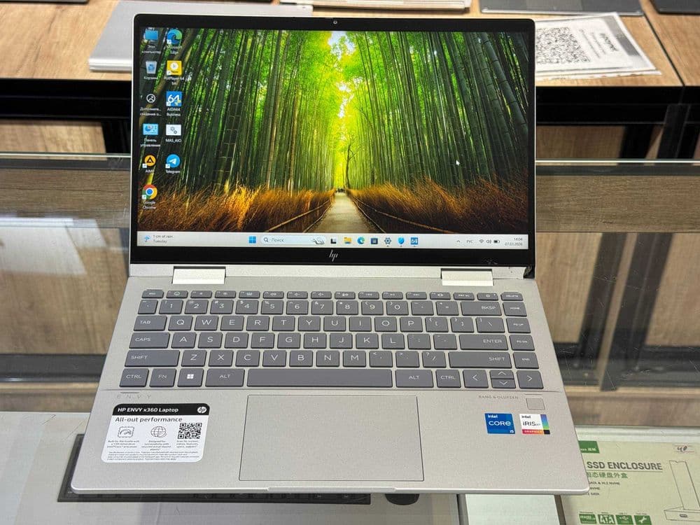 HP ENVY x360 14-es0xxx Core i5-1335U ram 8 ssd 512  без сенсора! — 1