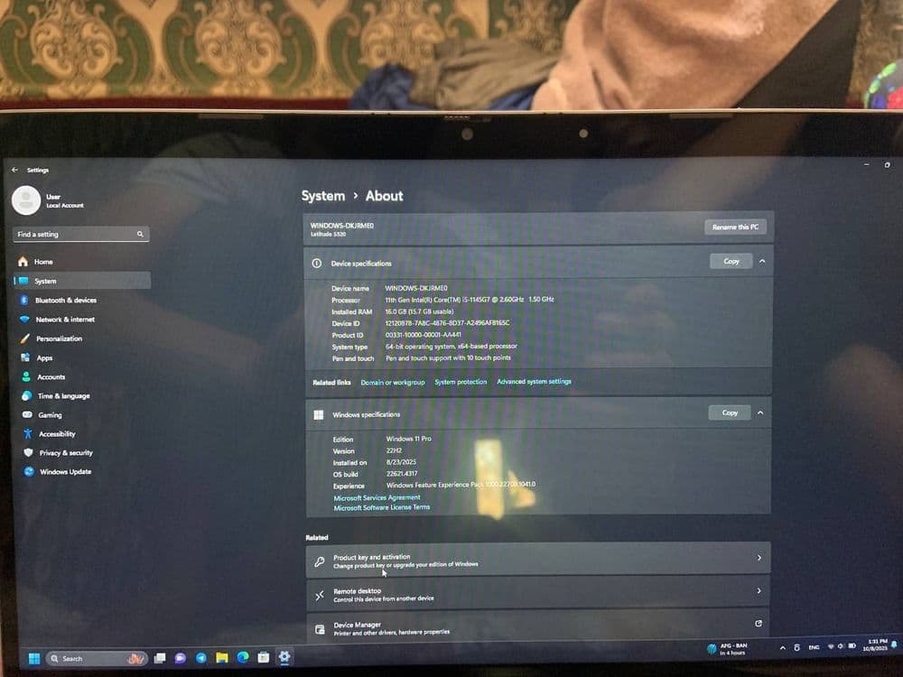 Dell Windovs 11 250 — 1