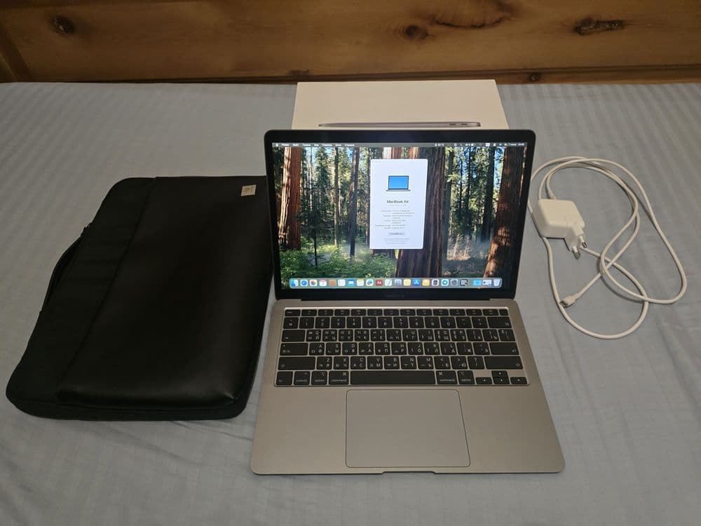 Macbook air 2020 i3 идеал холатда 132 цикл — 1