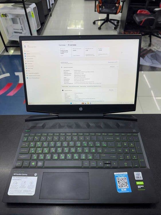 Игровой ноутбук HP Pavilion Gaming 15 FHD IPS Intel i5 10300H 8/256GB — 2