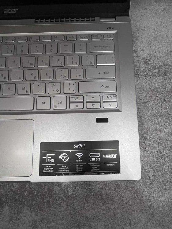 ноутбук acer Swift 3 — 3