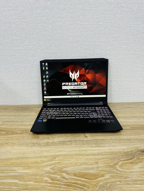 ACER Nitro Core i5-11Gen+RTX3060-6 ГБ Видеокарта, Топ Игровой ноутбук — 1