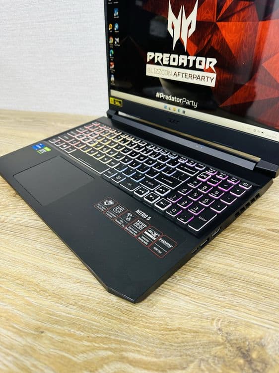 ACER Nitro Core i5-11Gen+RTX3060-6 ГБ Видеокарта, Топ Игровой ноутбук — 3