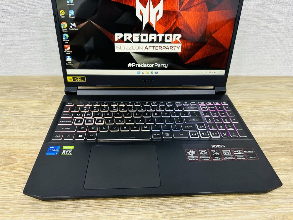 ACER Nitro Core i5-11Gen+RTX3060-6 ГБ Видеокарта, Топ Игровой ноутбук — 4