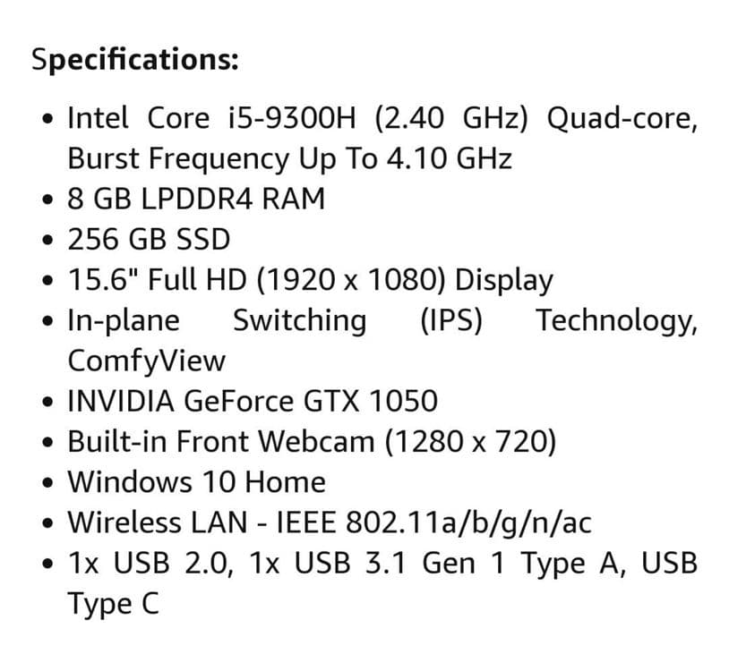 Acer nitro 5 8/256 — 1