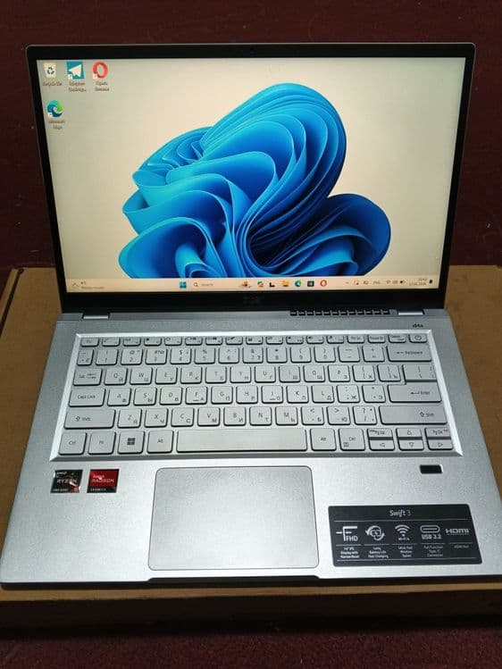 Acer Swift 3 Ryzen 5 Pure Silver Срочно Сотилади — 4