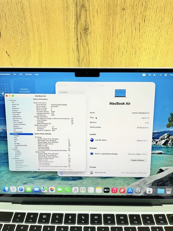 MacBook Air M2 Silver 8/256- Yangi noutbuk ( Макбук - Ноутбук ) — 5