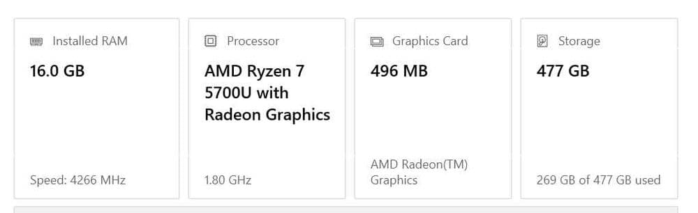 Acer Swift 3, ekran 14", 16GB/477GB, Ryzen 7 5700U Radeon Graphics — 5