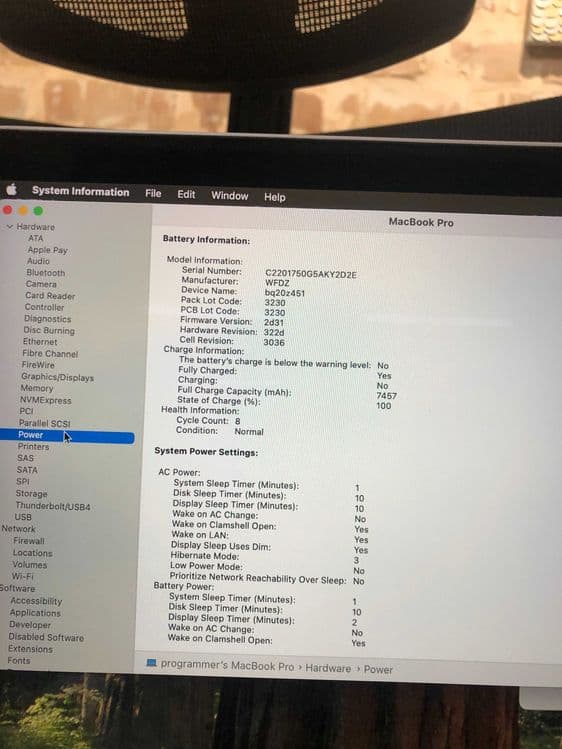 MacBook Pro 2019 Core i9 16GB RAM 512SSD - Kuchli Noutbuk — 6