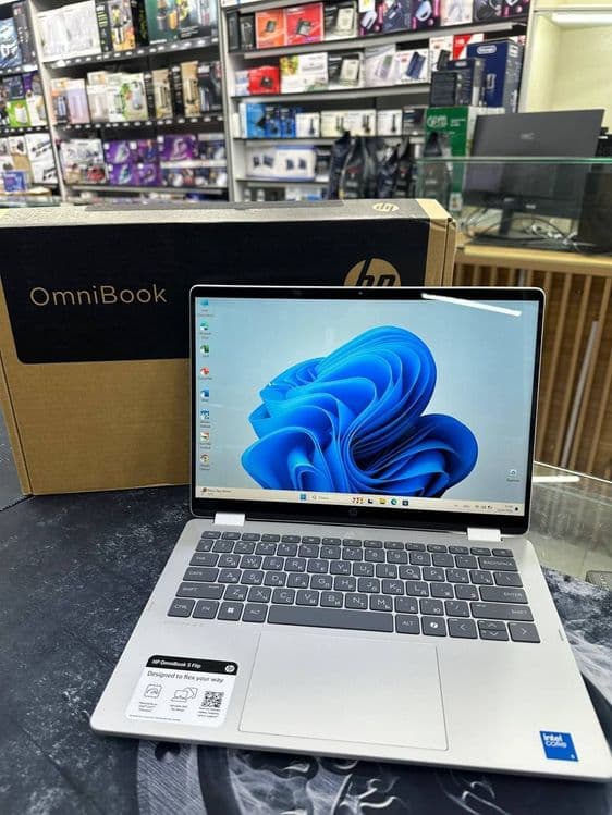 HP Omnibook 5 Flip x360 — Touch, kuchli va premium — 1