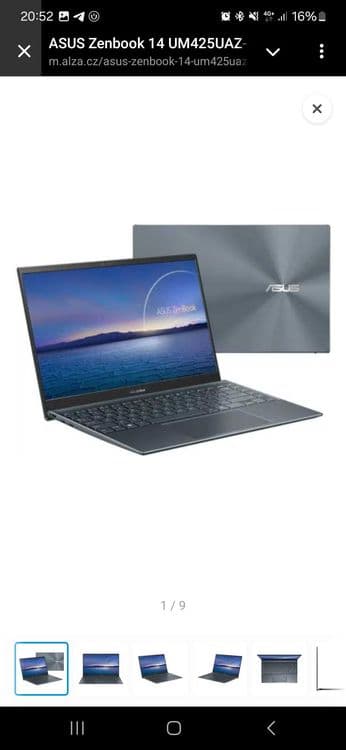 Ноутбук ASUS zenbook 14 — 1