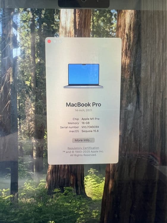 Macbook M1 Pro 16/512 — 2