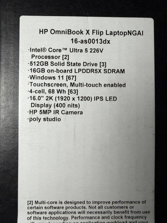HP OmniBook X Flip 16 — 2