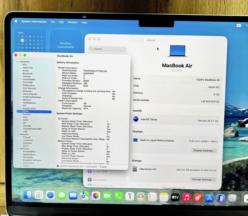 (8/512GB) MacBook Air M2 Silver - Yangi noutbuk ( Макбук - Ноутбук ) — 3