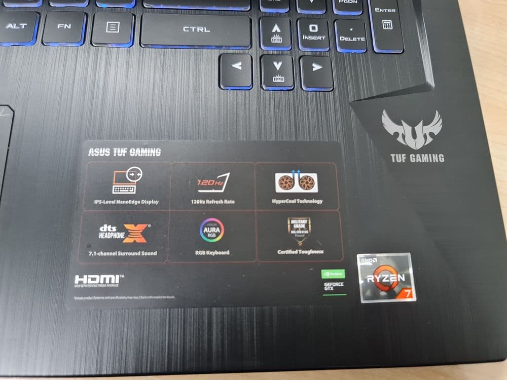 Asus Tuf Gaming AMD Ryzen i7  3750H.   Kelishamiz!!! +Qimmat sumka — 3