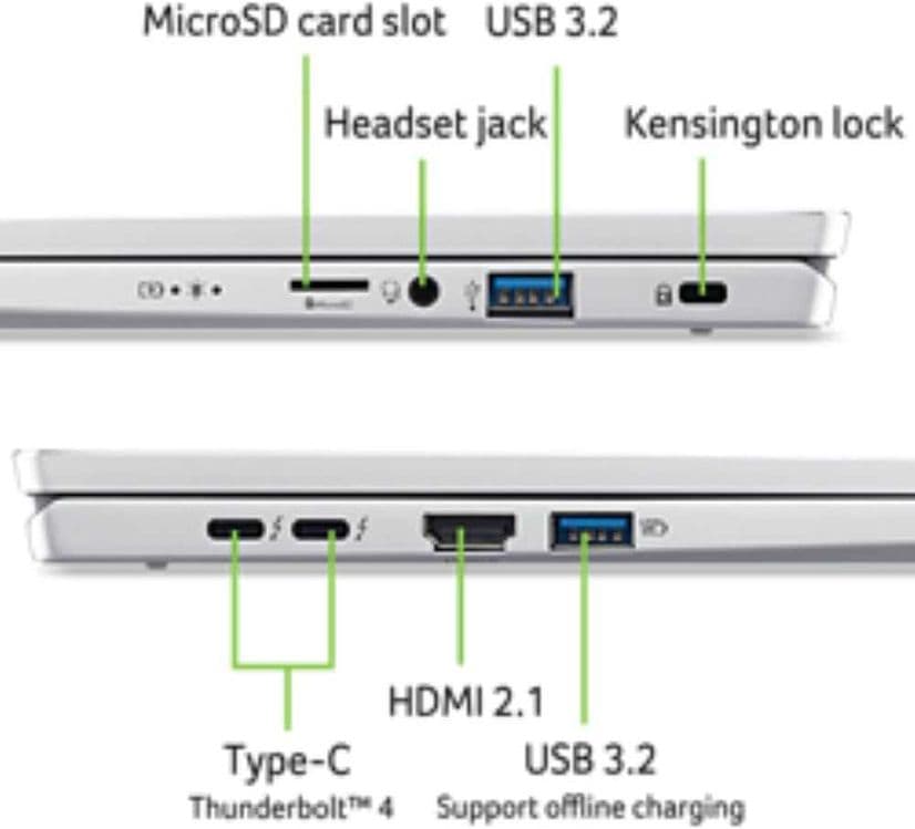 Acer Swift Go 14" IPS Ultra 5-125H LPDDR5 16GB SSD 512GB Gpu ARC FHD + — 5