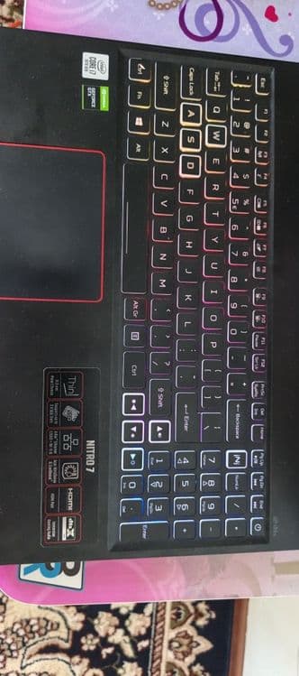Acer Nitro 7 Metal / i7-10th / 24GB RAM / 2TB SSD / GTX 1660Ti / 144Hz — 6