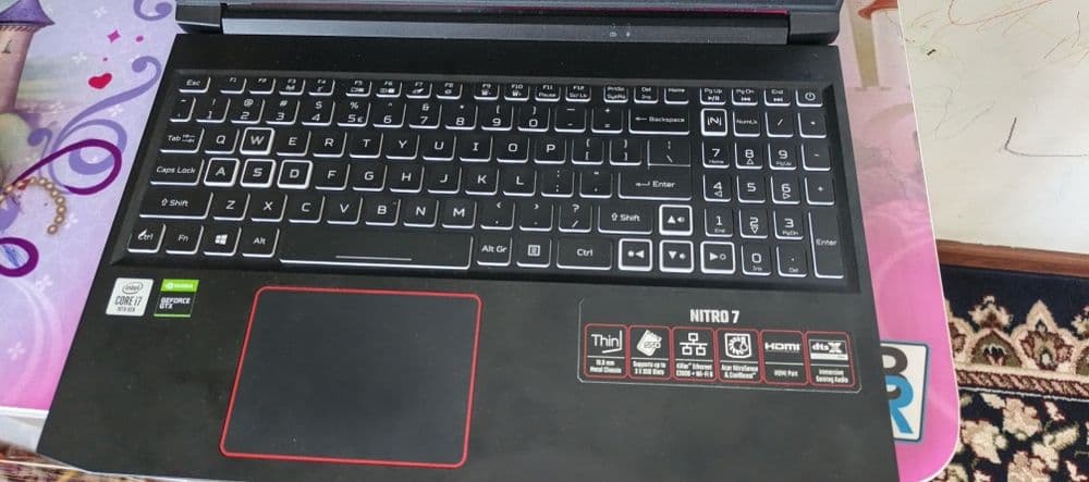 Acer Nitro 7 Metal / i7-10th / 24GB RAM / 2TB SSD / GTX 1660Ti / 144Hz — 7